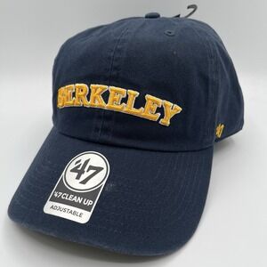 Cal Berkeley Golden Bears Hat Cap 47 Brand Strap Back Clean Up NCAA Dad Hat NEW